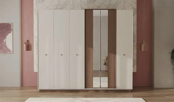 Linen 6 Kapaklı Gardırop