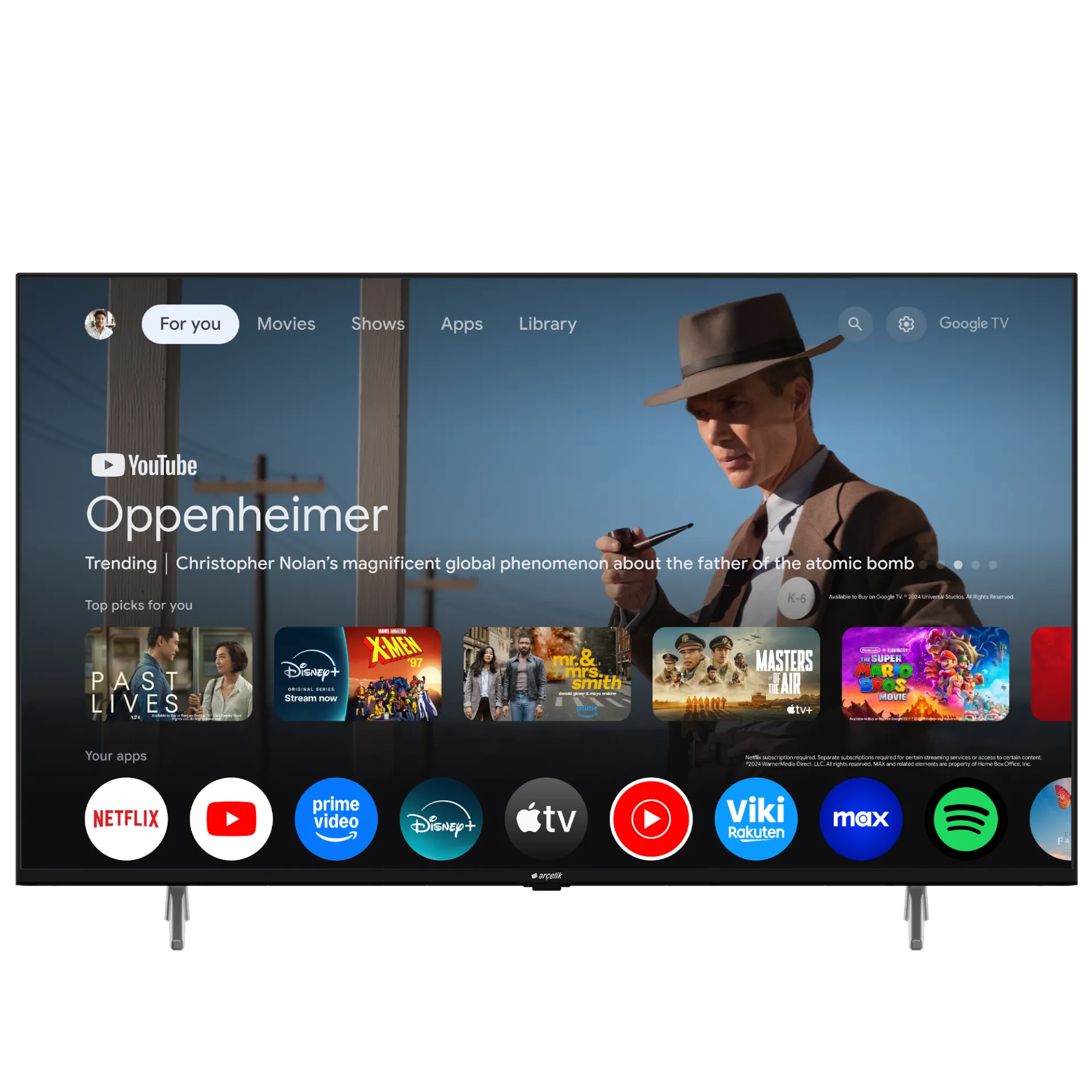 7 serisi 65'' 4K UHD Google TV - A65 E 795 B Smart TV