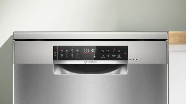 Serie 6 Solo Bulaşık Makinesi 60 cm Paslanmaz çelik parmak izi tutmaz