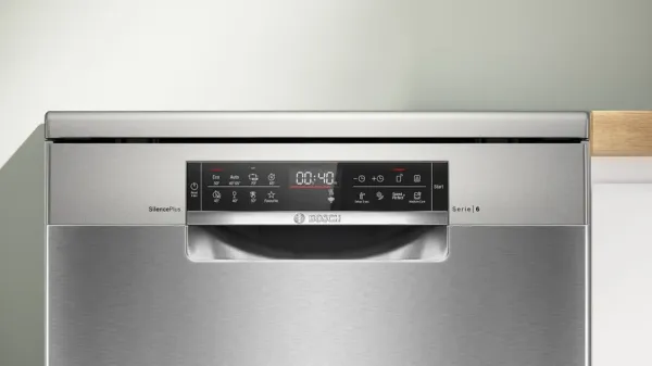 Serie 6 Solo Bulaşık Makinesi 60 cm Paslanmaz çelik parmak izi tutmaz
