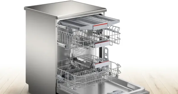 Serie 6 Solo Bulaşık Makinesi 60 cm Paslanmaz çelik parmak izi tutmaz