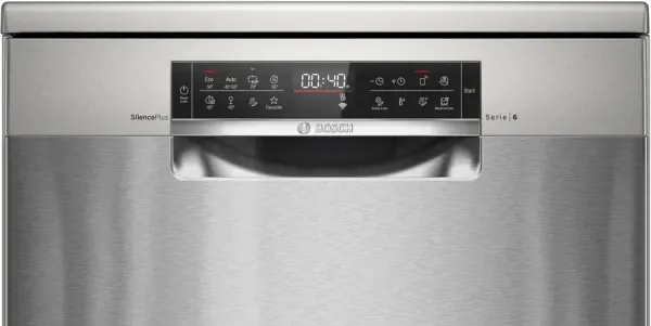 Serie 6 Solo Bulaşık Makinesi 60 cm Paslanmaz çelik parmak izi tutmaz