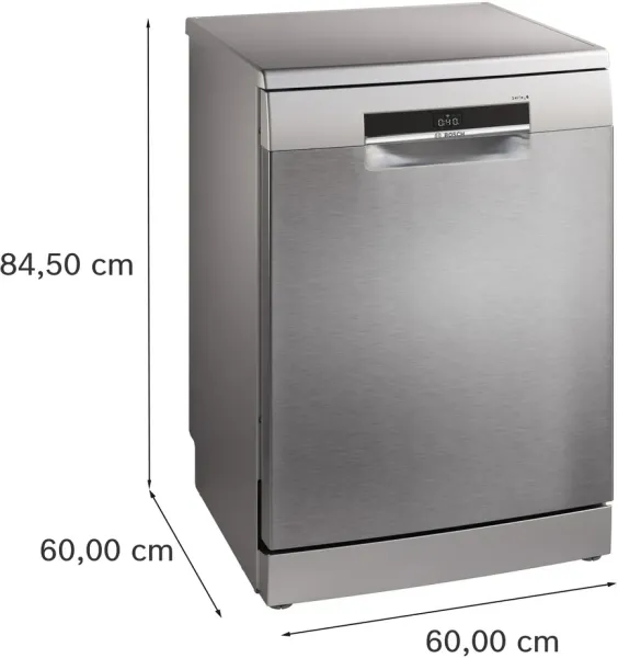 Serie 6 Solo Bulaşık Makinesi 60 cm Paslanmaz çelik parmak izi tutmaz