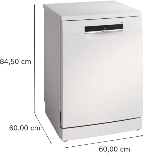 Serie 6 Solo Bulaşık Makinesi 60 cm Beyaz