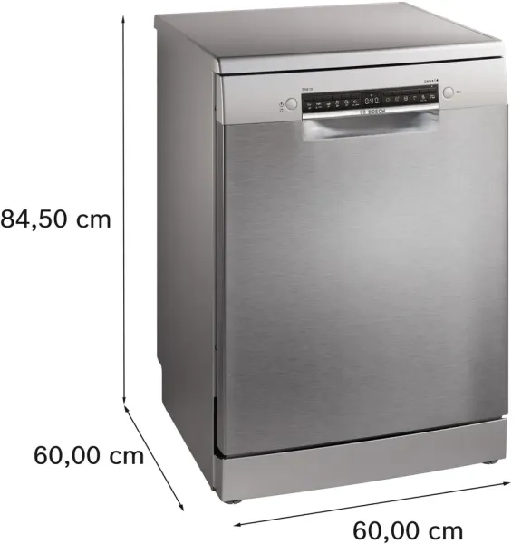 Serie 4 Solo Bulaşık Makinesi 60 cm Paslanmaz çelik parmak izi tutmaz