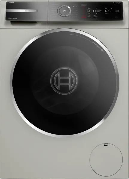 Serie 8 Çamaşır Makinesi 10 kg maks. 1400 dev./dak., Gümüş