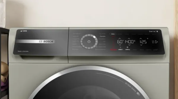 Serie 8 Çamaşır Makinesi 10 kg maks. 1400 dev./dak., Gümüş