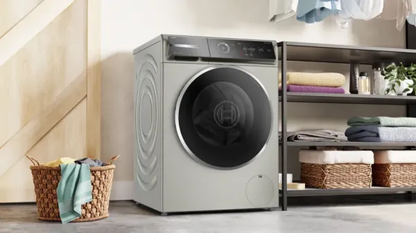 Serie 8 Çamaşır Makinesi 10 kg maks. 1400 dev./dak., Gümüş