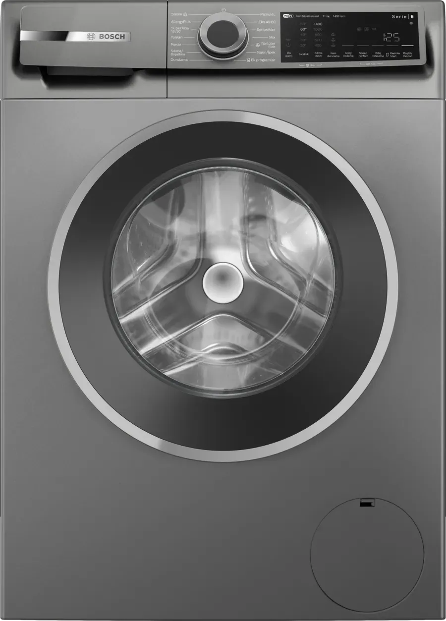 Serie 6 Çamaşır Makinesi 11 kg maks. 1400 dev./dak., Antrasit
