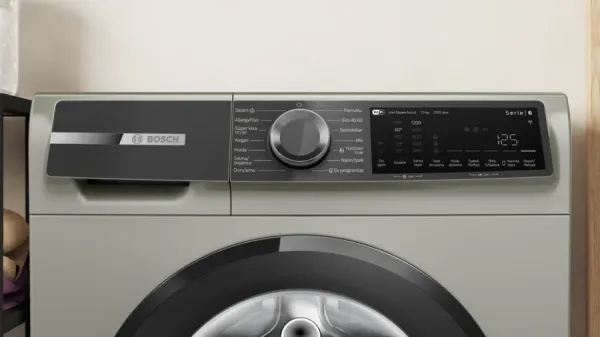 Serie 6 Çamaşır Makinesi 10 kg maks. 1200 dev./dak., Gümüş