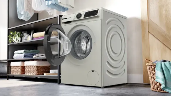 Serie 6 Çamaşır Makinesi 9 kg maks. 1200 dev./dak., Gümüş