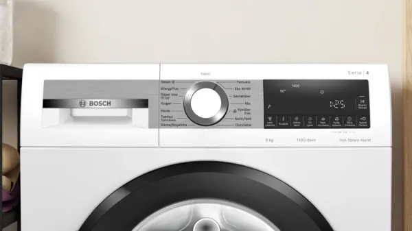 Serie 4 Çamaşır Makinesi 9 kg maks. 1400 dev./dak.