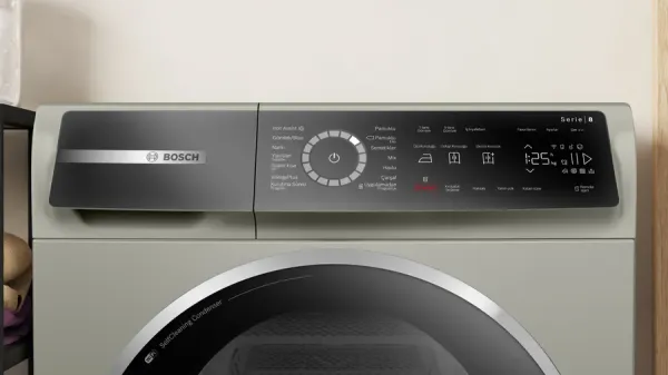 Serie 8 Isı Pompalı Kurutma Makinesi 9 kg Gümüş