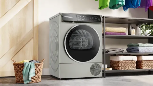 Serie 8 Isı Pompalı Kurutma Makinesi 9 kg Gümüş