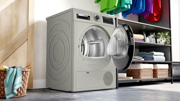 Serie 4 Isı Pompalı Kurutma Makinesi 9 kg Gümüş