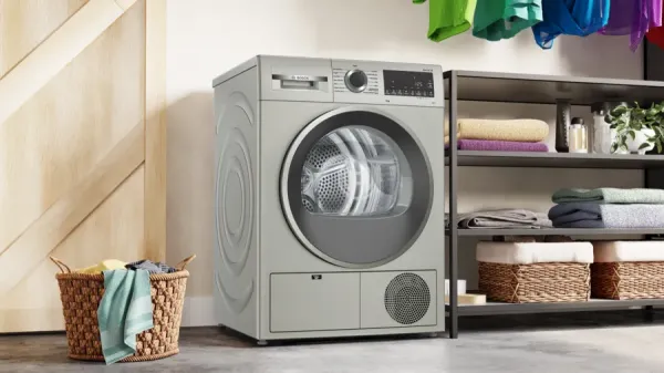 Serie 4 Isı Pompalı Kurutma Makinesi 9 kg Gümüş