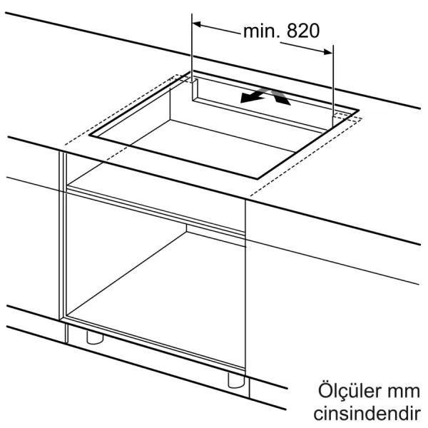 Serie 8 İndüksiyonlu Ocak 90 cm Çerçeveli Montaj