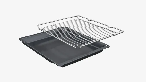 Serie 8 Mikrodalga Fonksiyonlu Kompakt Ankastre Fırın 60 x 45 cm Siyah