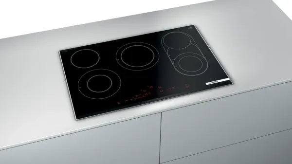 Serie 8 Elektrikli Ocak 80 cm Siyah